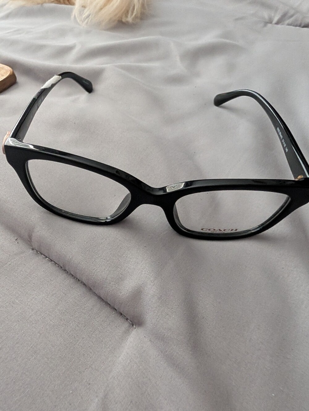 Coach Black Women's Rectangular Eyeglasses